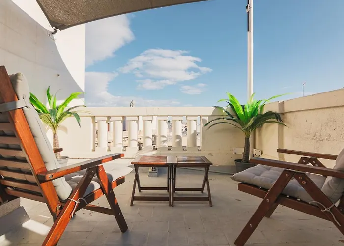 Penthouse Center With 2 Terraces And Views Apartament Barcelona